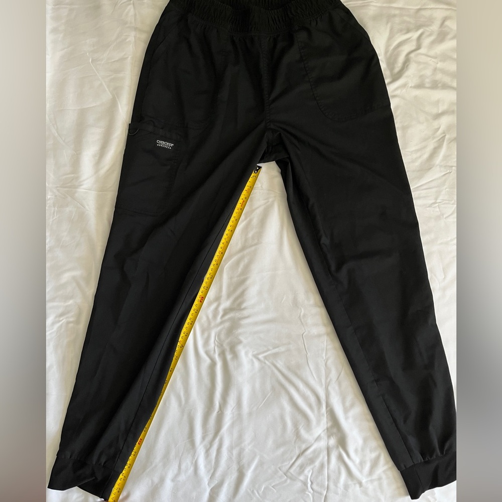 Cherokee Black Tall Cargo Women's Work Pants